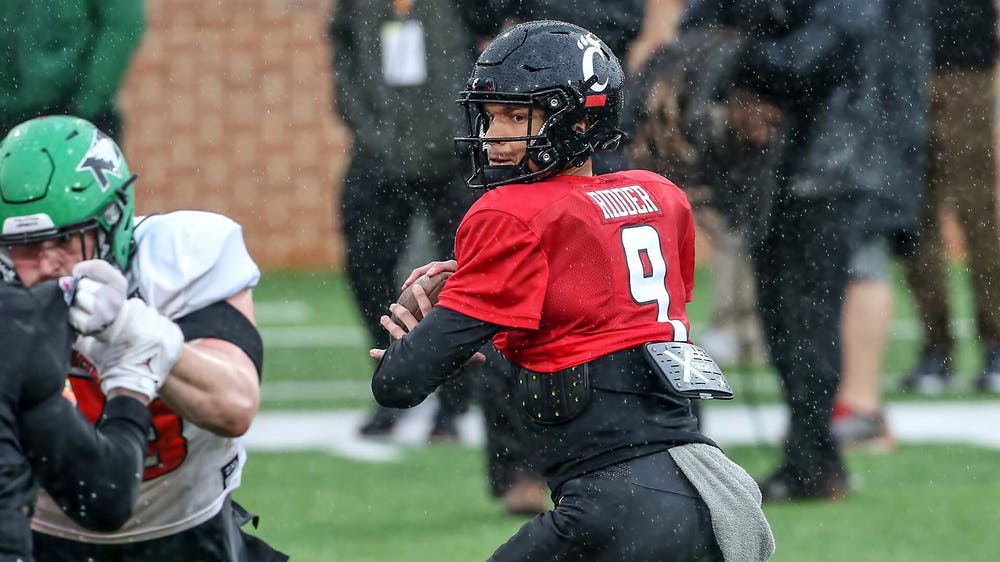 Falcons QB Ridder early to rise — and lead — at rookie camp