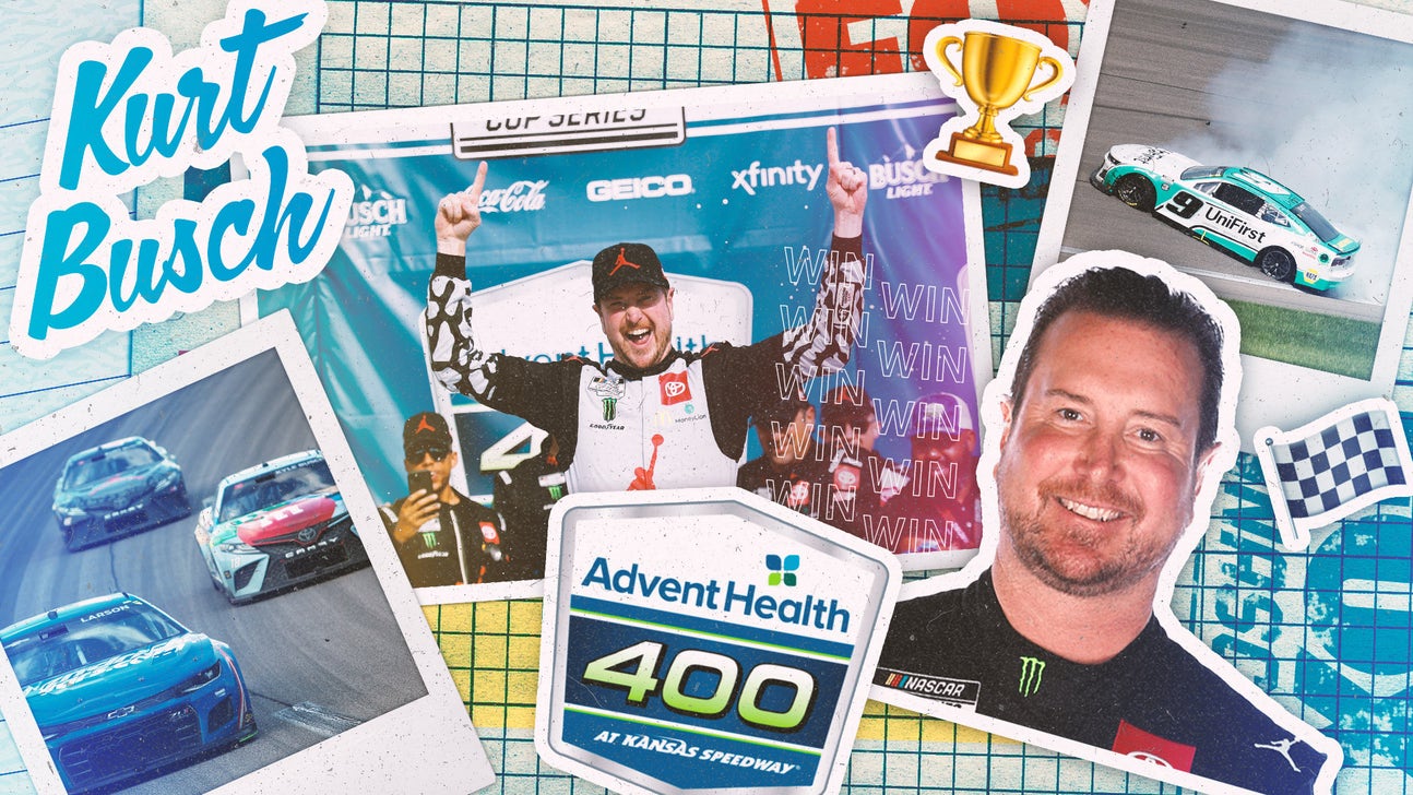 Kurt Busch wins with Jordan Brand, 23XI Racing at Kansas