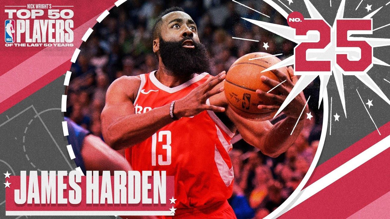 Top 50 NBA players from last 50 years: James Harden ranks No. 25