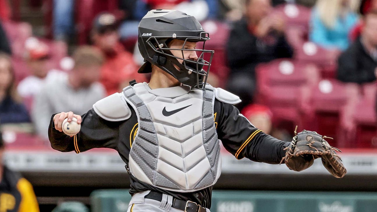 Pirates forced to use emergency catcher it did not go well FOX Sports