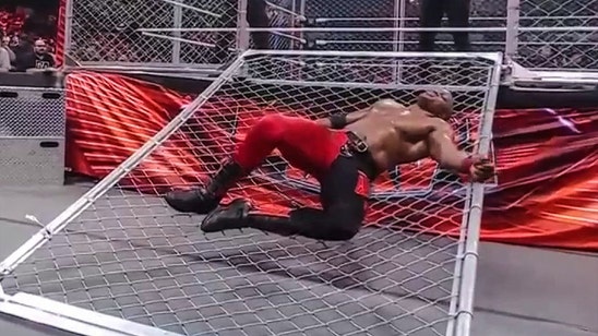 WWE Raw: Bobby Lashley victorious after slam through cage
