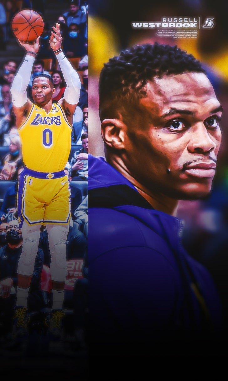 Russell Westbrook to command second unit in Lakers' final preseason game