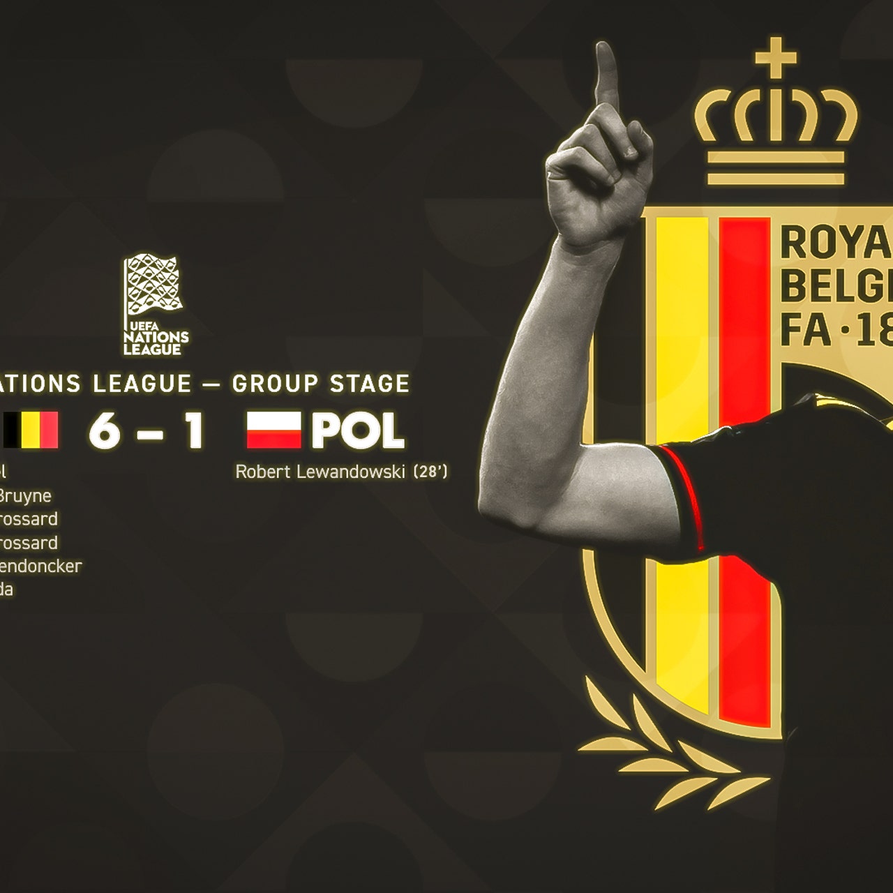 Belgium dominates Poland in statement Nations League win | FOX Sports
