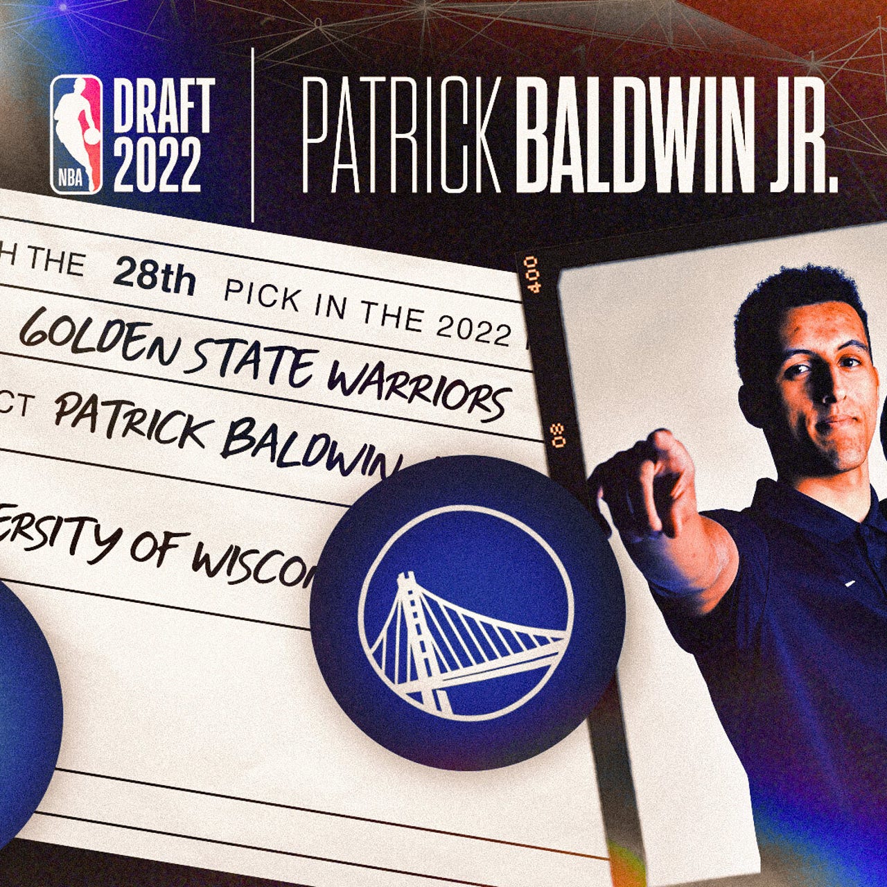 Warriors take Patrick Baldwin Jr. in NBA Draft