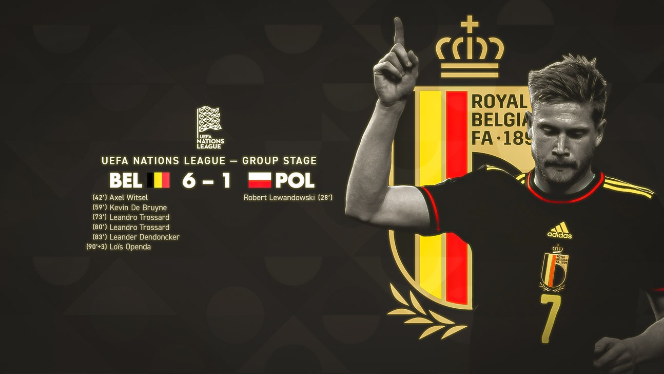 Belgium dominates Poland in statement Nations League win