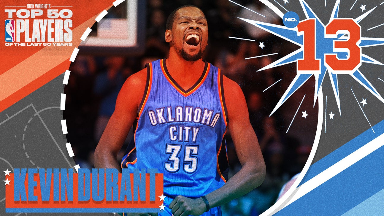Top 50 NBA players from last 50 years: Kevin Durant ranks No. 13