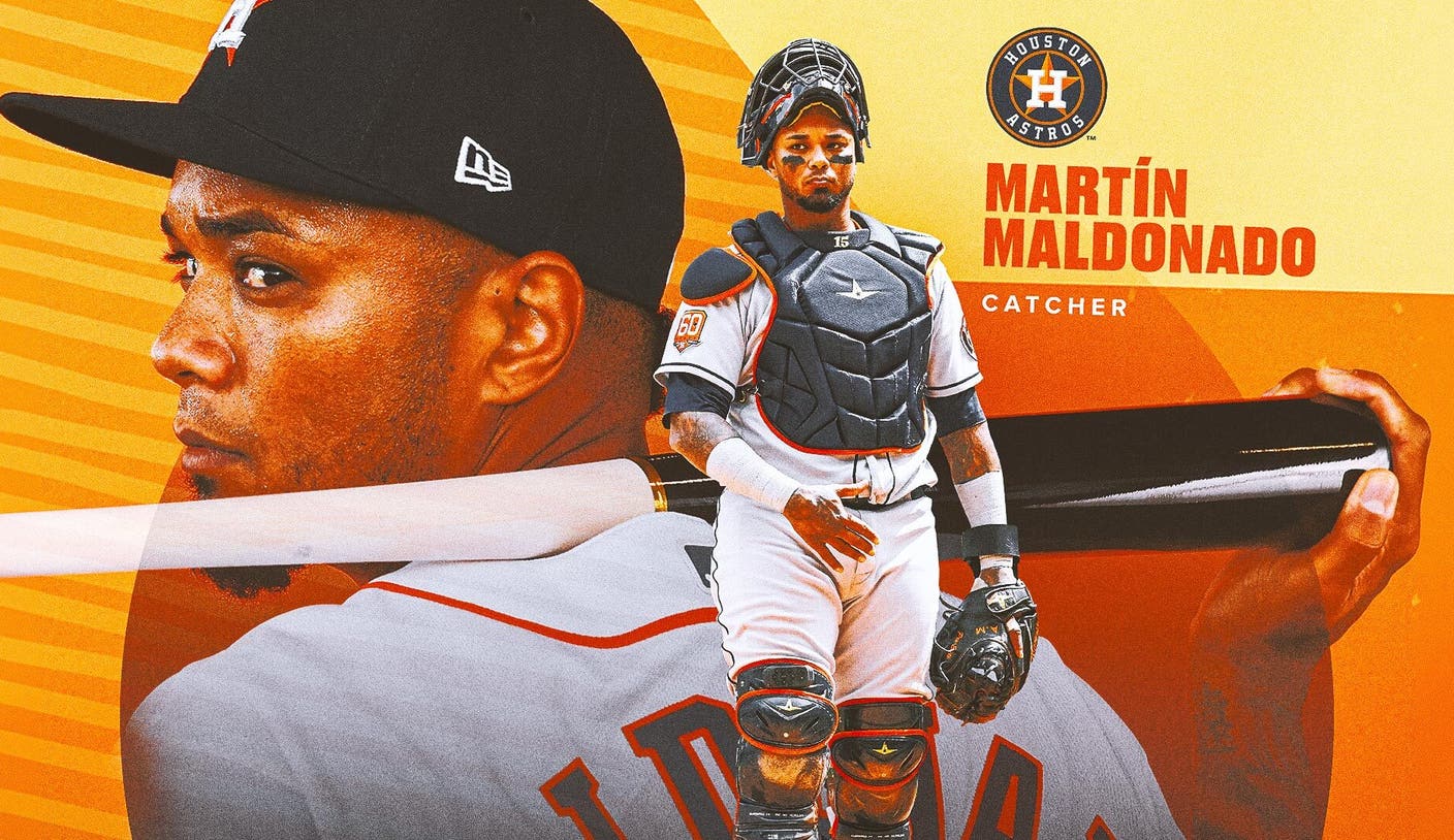 Martin Maldonado Game-Used Gold Jersey