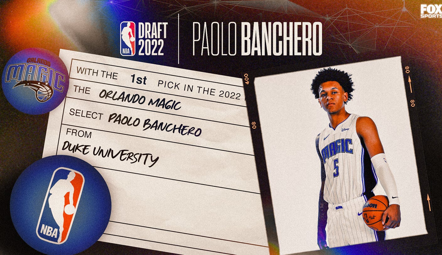 Orlando Magic take Paolo Banchero with 1st pick of 2022 NBA Draft