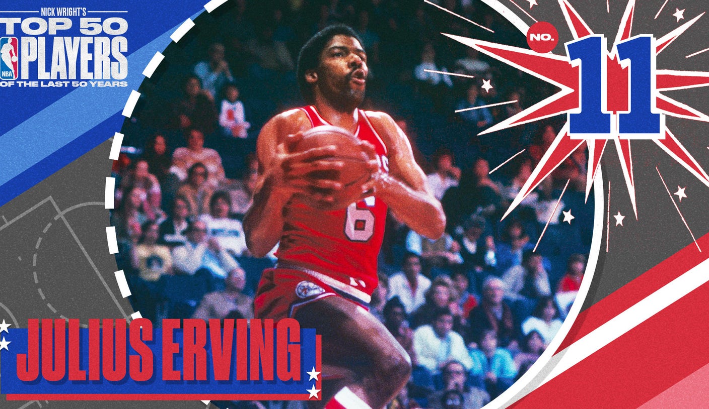 Dr J ABA All Star Game, slam dunk winner. Julius Erving.
