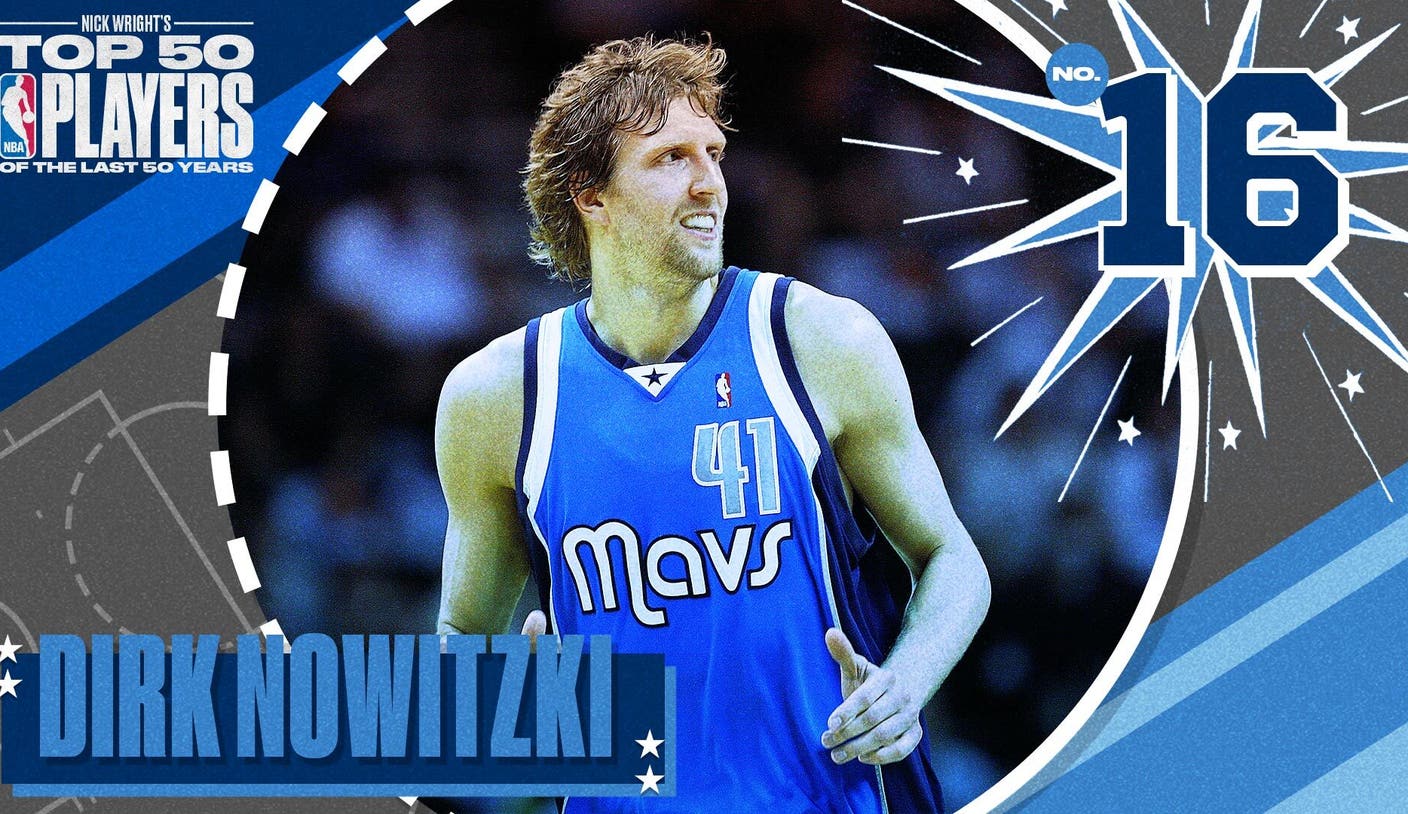 German basketball pro Dirk Nowitzki shows his German MVP jersey at