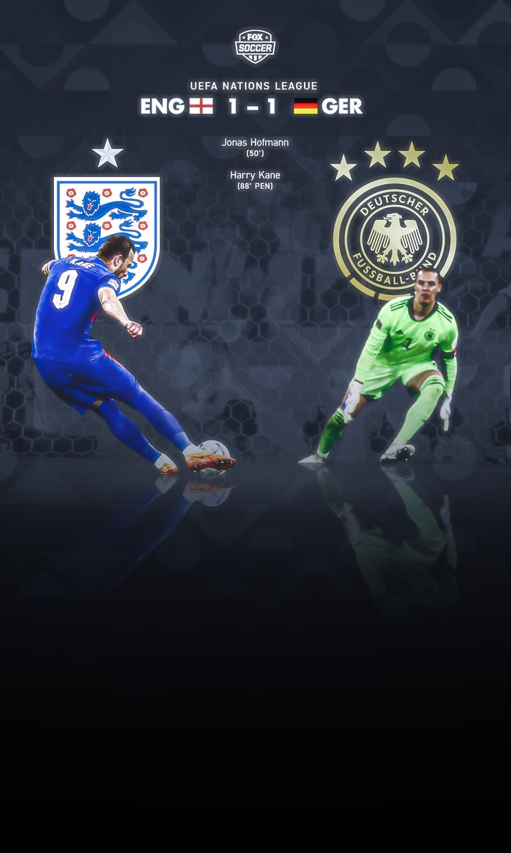 UEFA Nations League: England fortunate to salvage draw vs. Germany