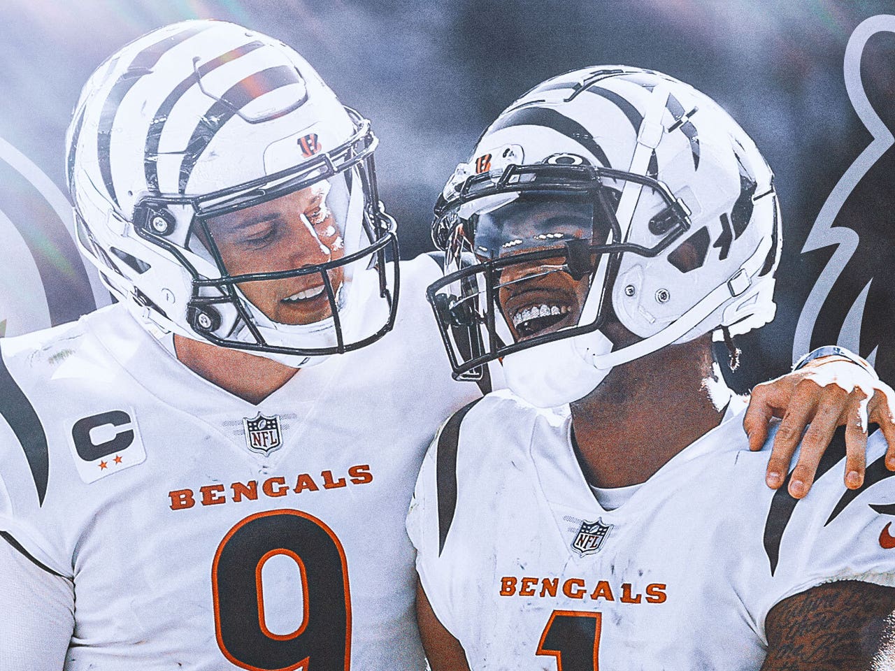 Why are the Bengals wearing white helmets on Thursday Night Football?