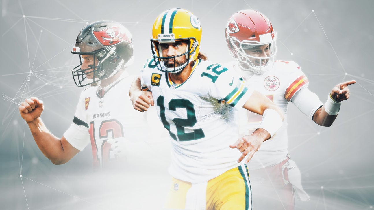 Rodgers ahead of Brady, Mahomes on NFL QB list