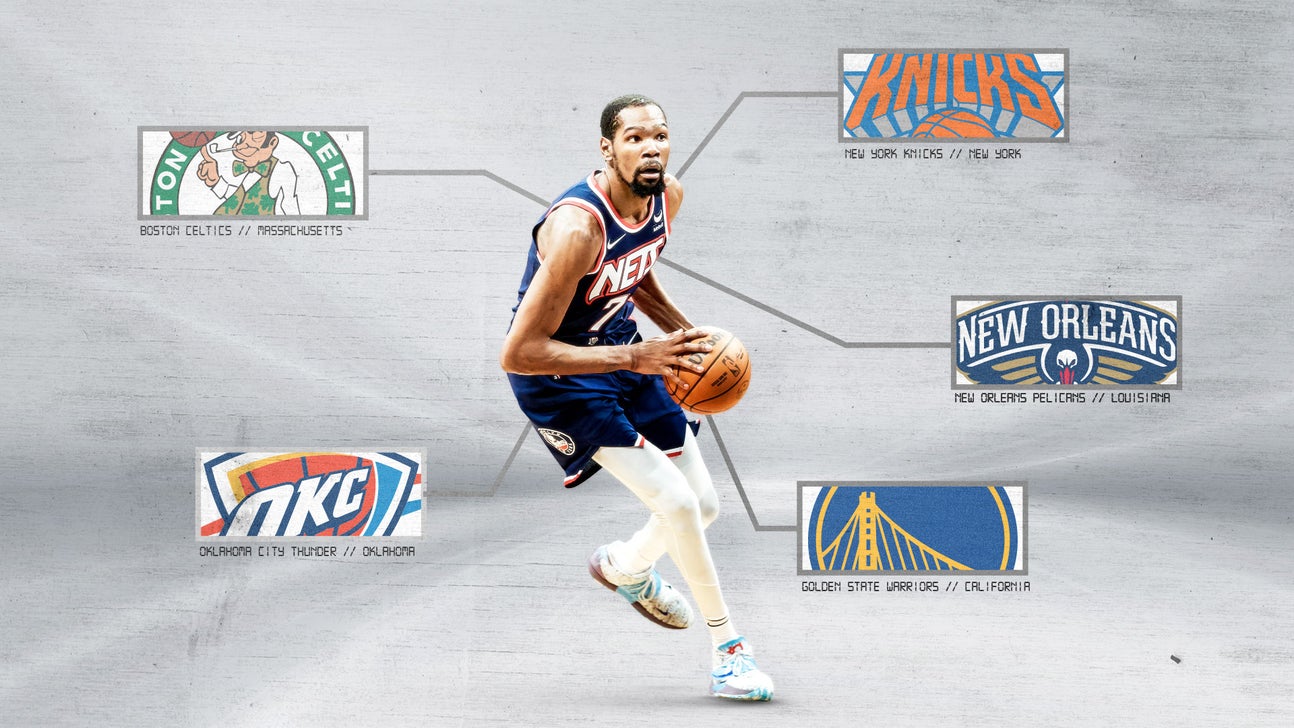 Kevin Durant: Top 5 trade destinations, from Boston to New Orleans
