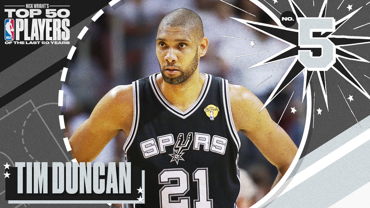 Top 50 NBA players from last 50 years: Tim Duncan ranks No. 5