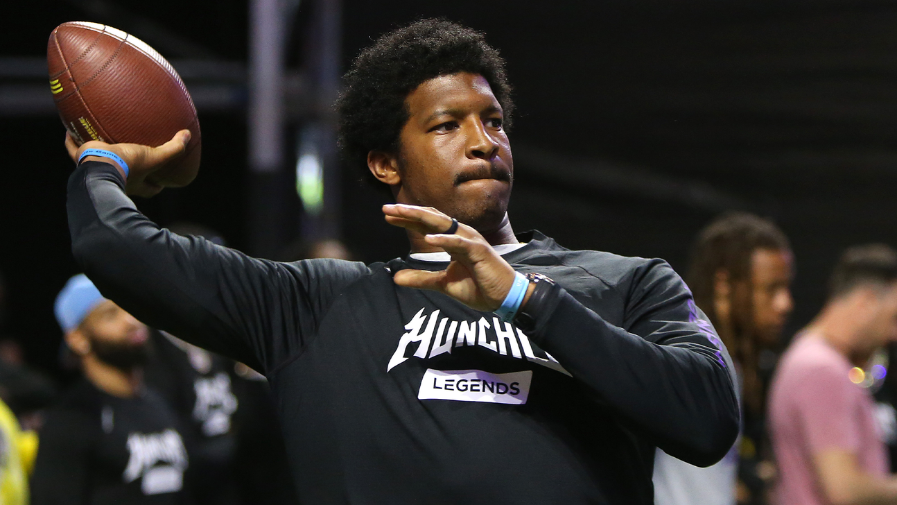 Saints' Jameis Winston throwing without brace after ACL injury