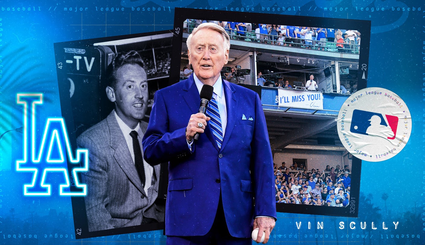 Charitybuzz: Sandy Koufax & Vin Scully Hand Signed Dodgers Jersey