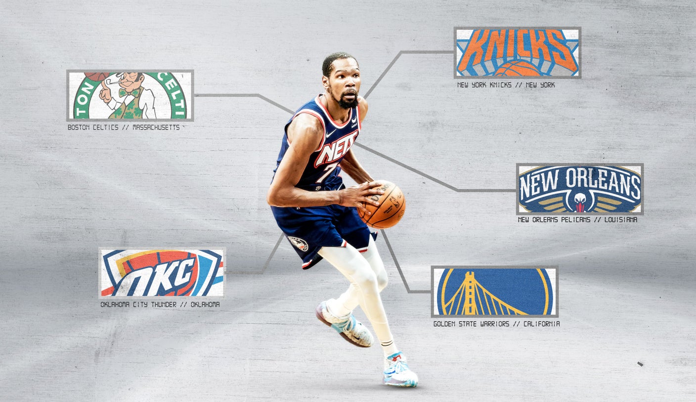 Kevin Durant: Top 5 trade destinations, from Boston to New Orleans Kevin Durant: Top 5 trade destinations, from Boston to New Orleans