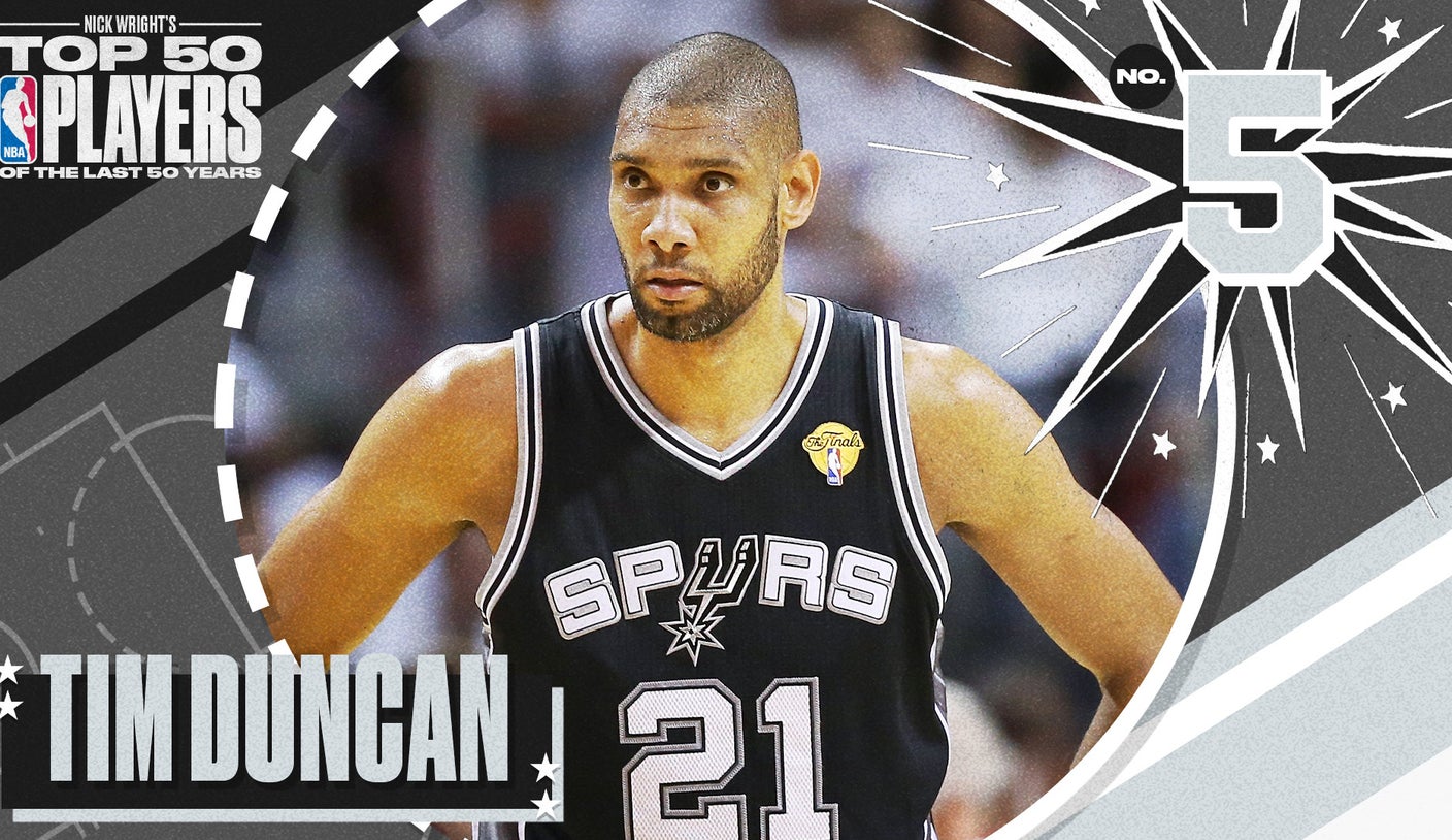 Top 50 NBA players from last 50 years: Tim Duncan ranks No. 5