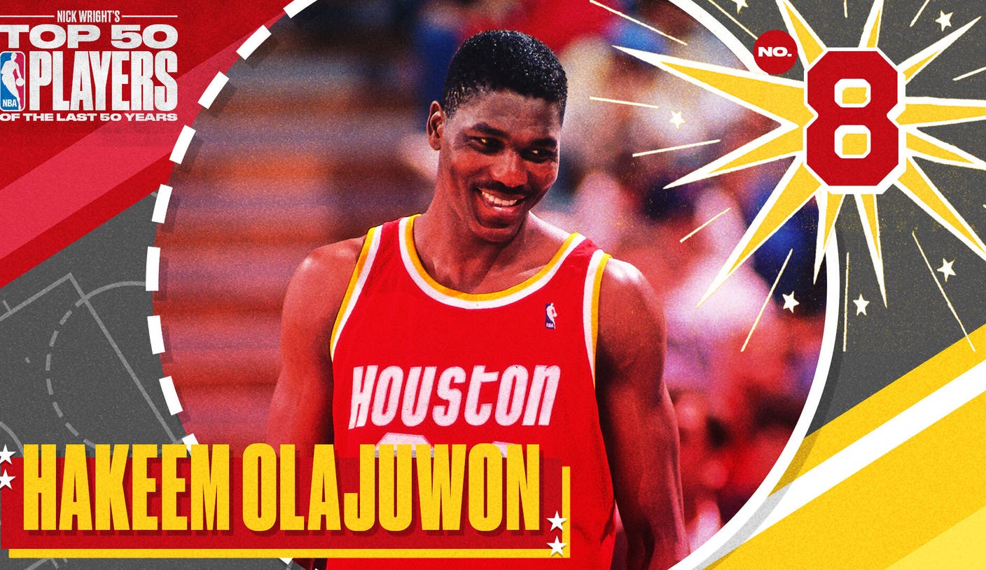 Hakeem Olajuwon is underrated on ESPN's top 75 NBA players of all time list  - The Dream Shake