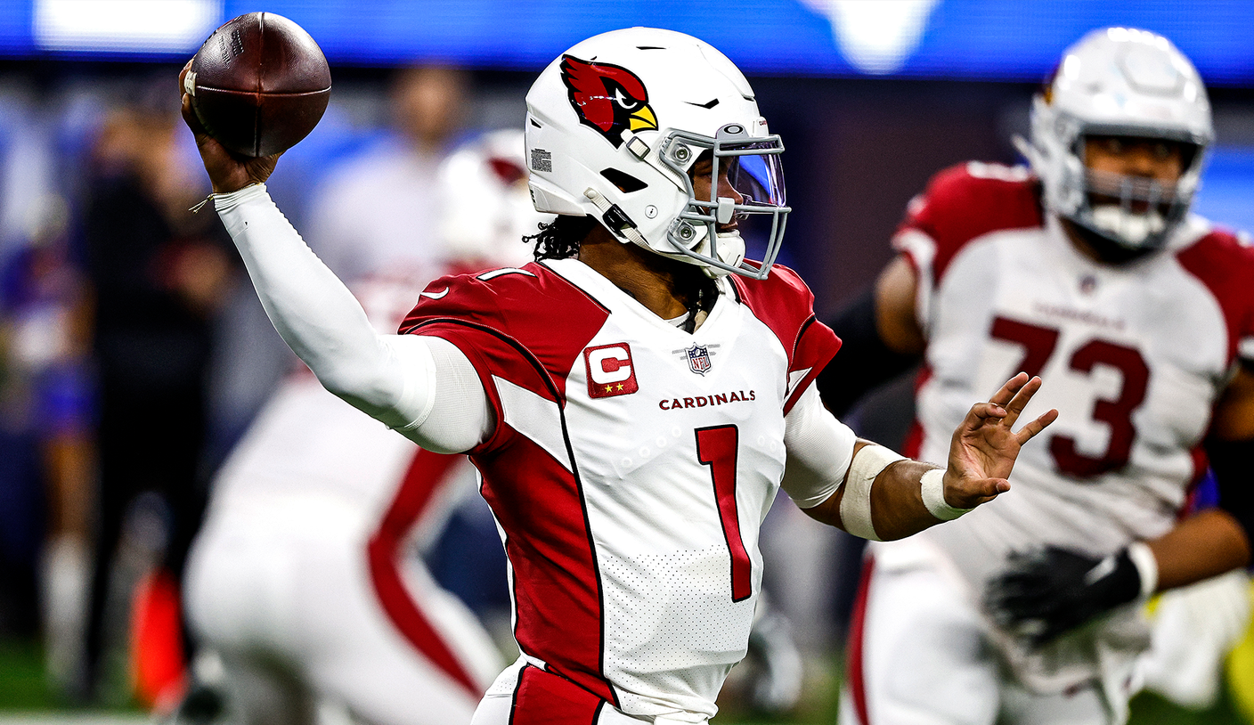 Kyler Murray talks about his viral mid-play smile, his 'big brother' Larry  Fitzgerald, and what skill he'd steal from Derrick Henry