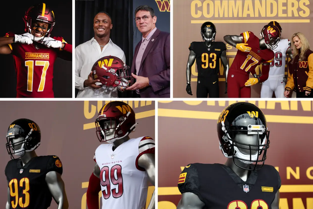 NFL alternate uniforms, helmets: Bears, Eagles, Bengals, Cowboys