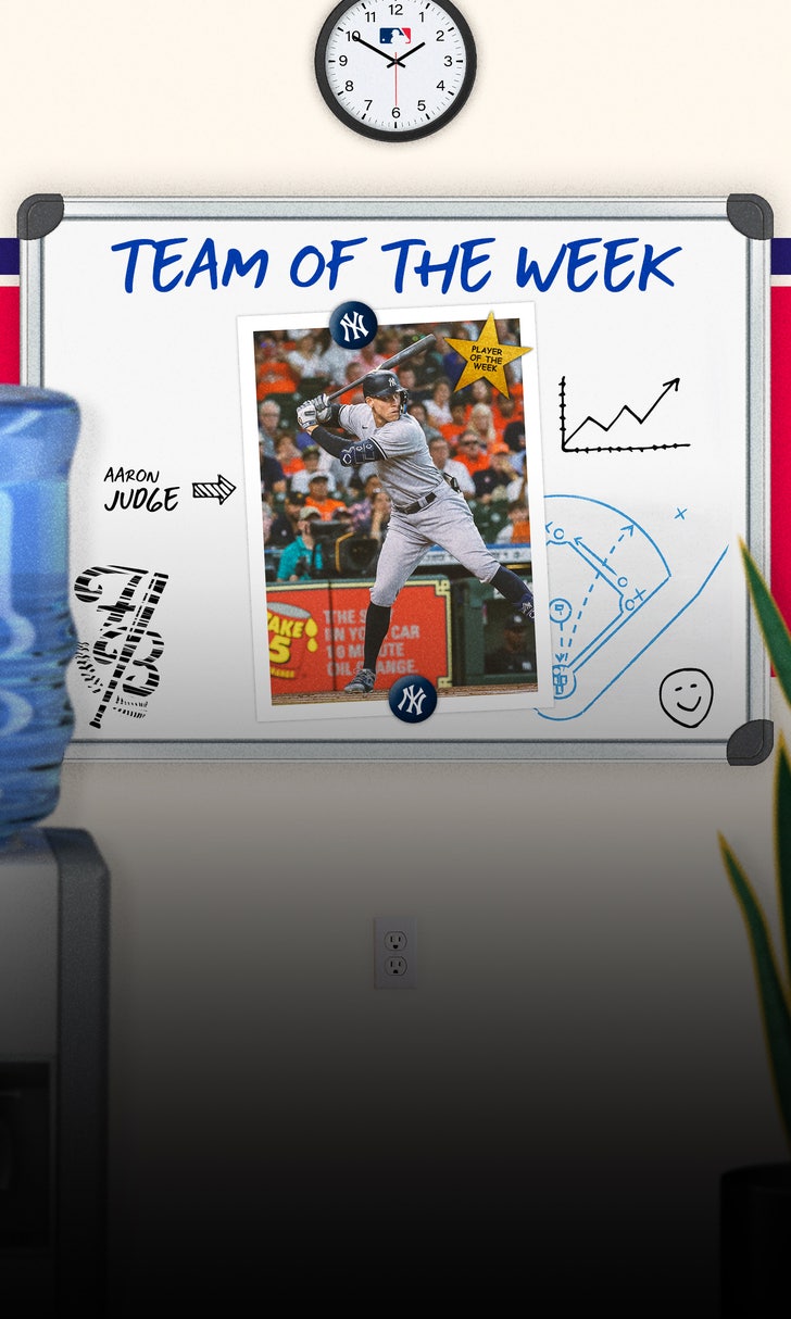 MLB Team of the Week: Yankees' Aaron Judge not slowing down
