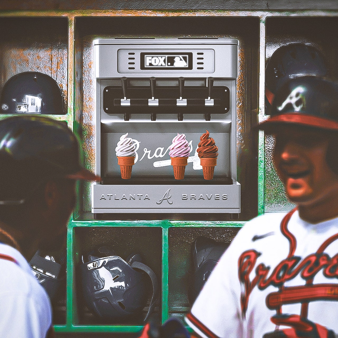 Atlanta Braves earn ice cream machine after recent Mets series FOX Sports