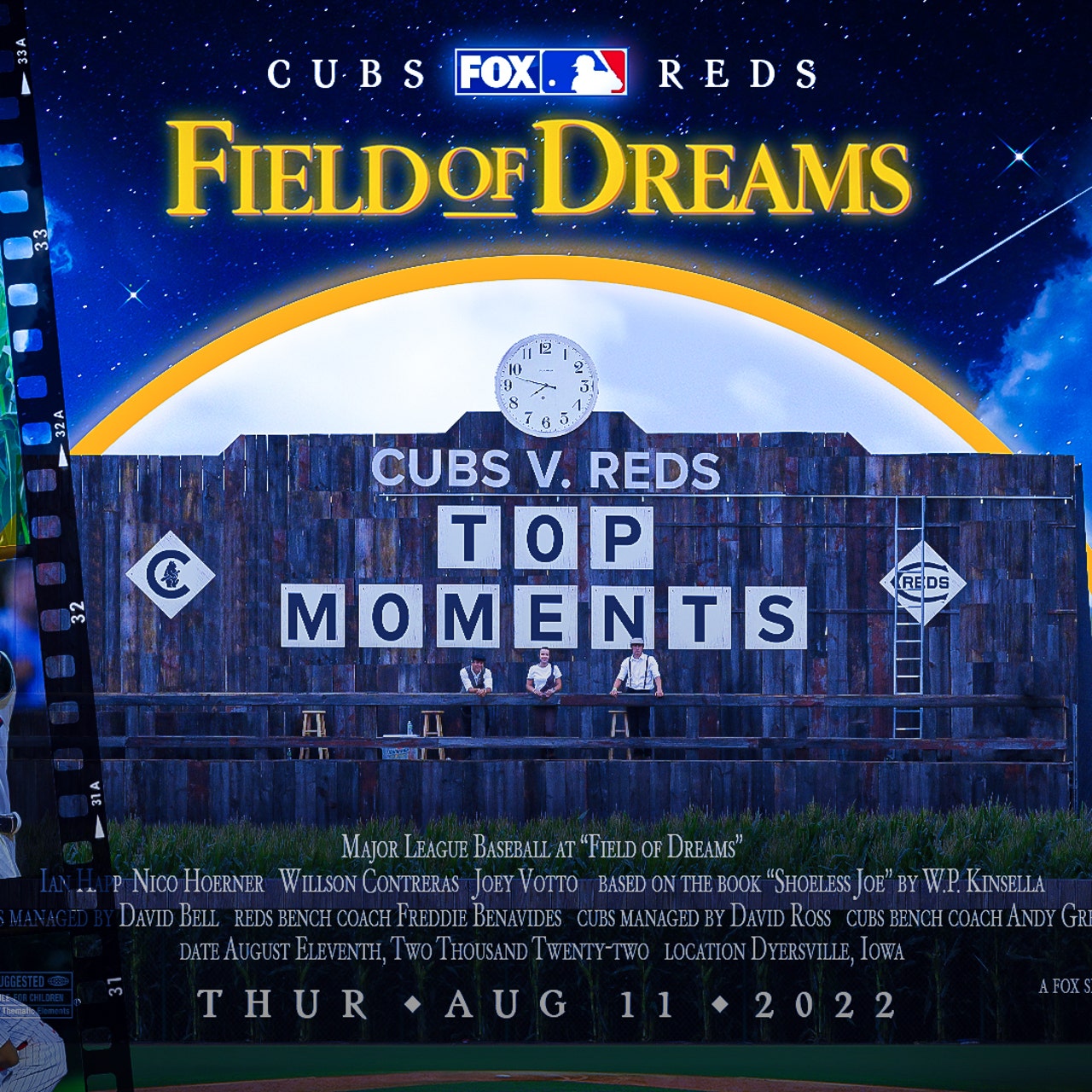 Cubs beat Reds at 2022 Field of Dreams Game
