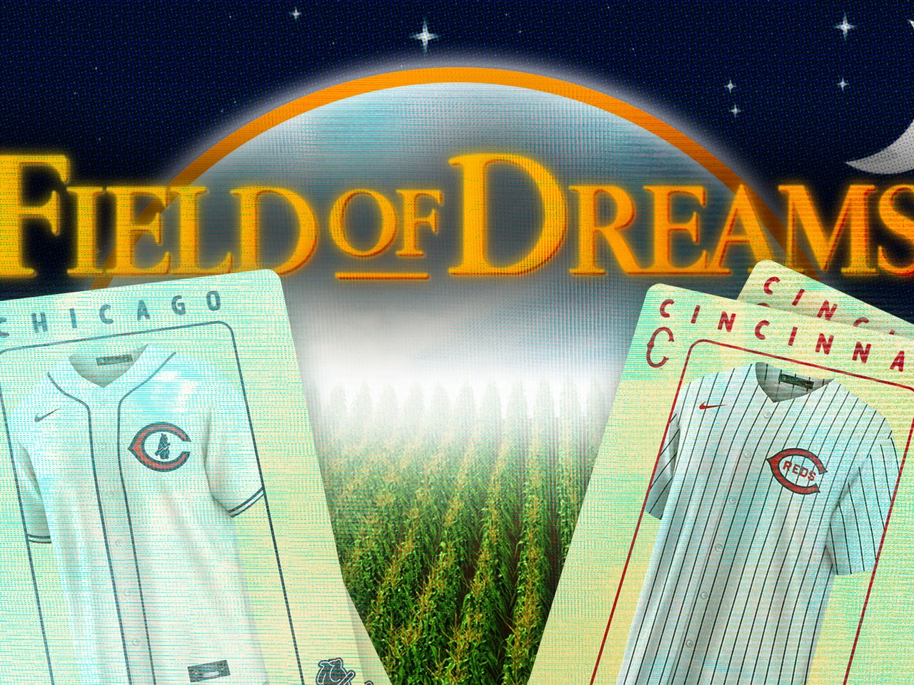 Cubs, Reds unveil throwback uniforms for Field of Dreams game