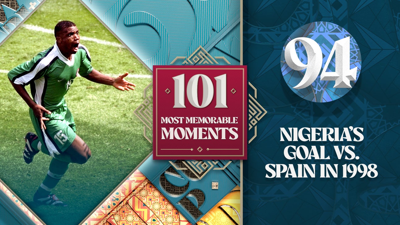 World Cup's 101 Most Memorable Moments: Sunday Oliseh's screamer vs. Spain