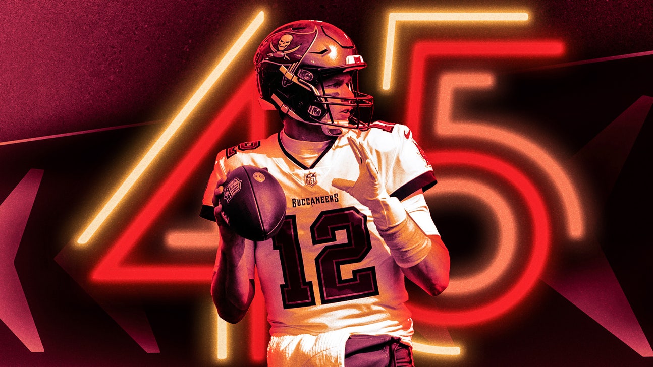 Tom Brady's 45th birthday: By the numbers