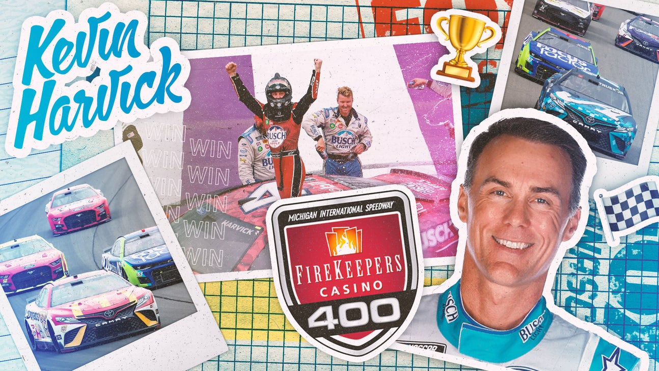 Kevin Harvick holds off Bubba Wallace to snap winless streak