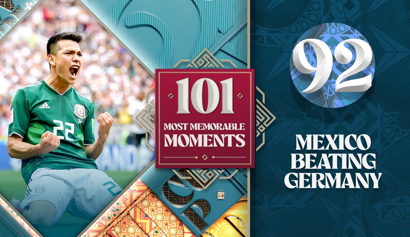 Los 101 momentos más memorables de la Copa del Mundo: la victoria monumental de México contra Alemania Los 101 momentos más memorables de la Copa del Mundo: la victoria monumental de México contra Alemania