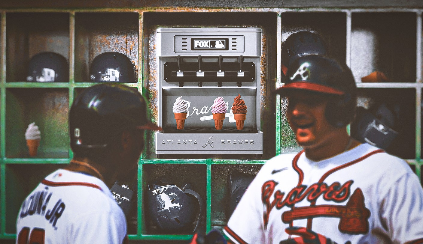 Atlanta Braves earn ice cream machine after recent Mets series