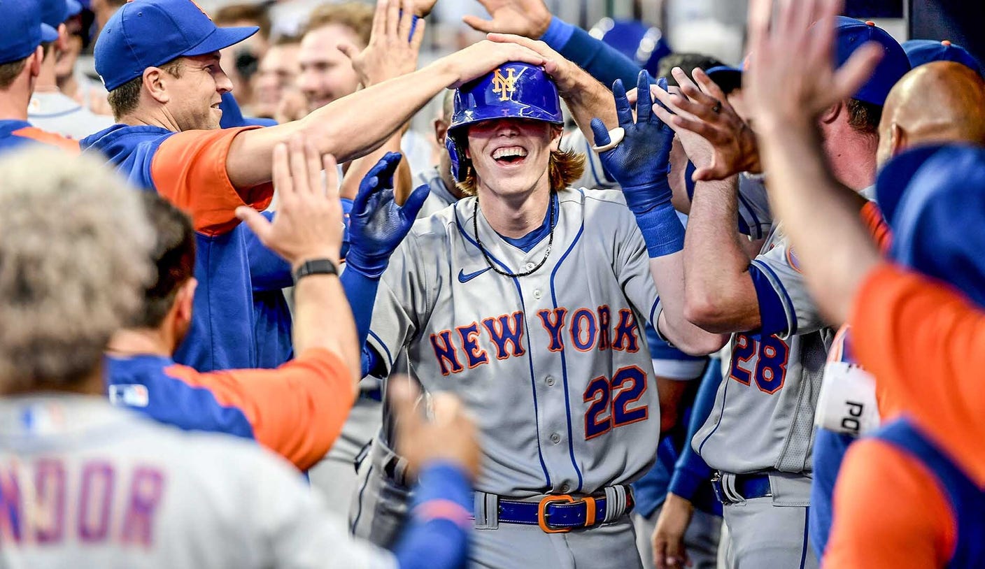 Top prospect Baty homers for Mets in 1st big league at-bat
