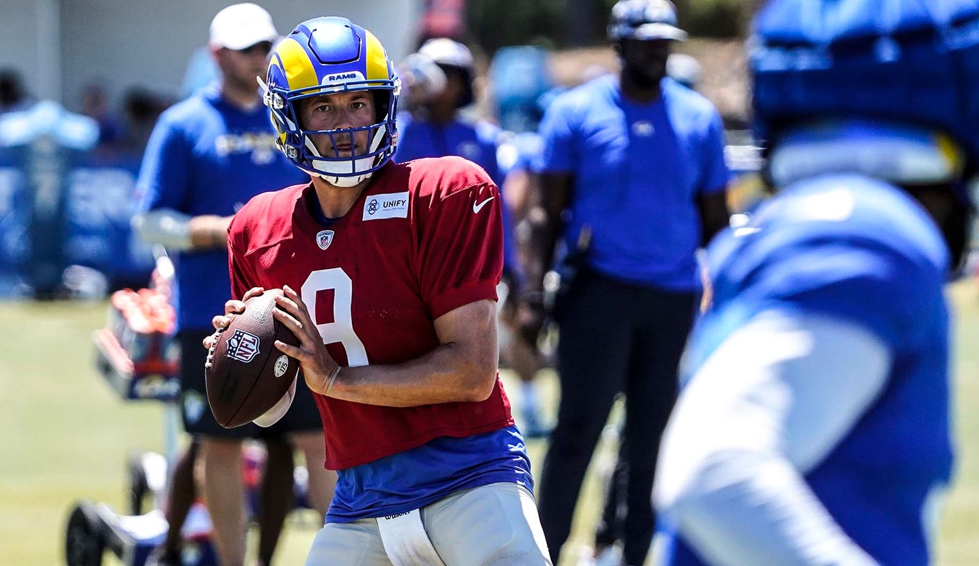 Rams QB Stafford shows no limitations in scrimmage