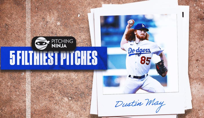 Dustin May Threw One of the Filthiest Pitches You'll Ever See