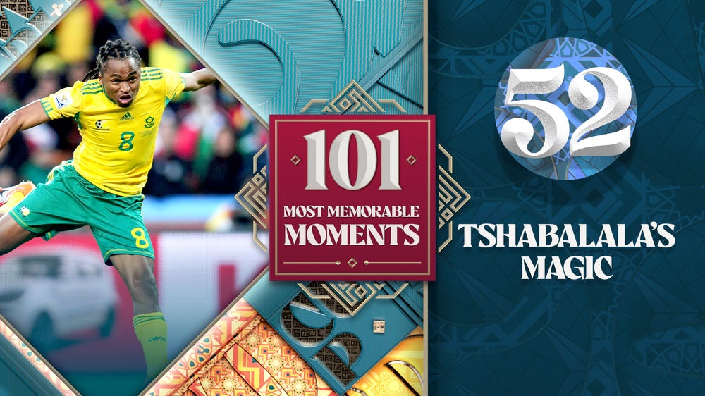 World Cup's 101 Most Memorable Moments: Siphiwe Tshabalala wows the world