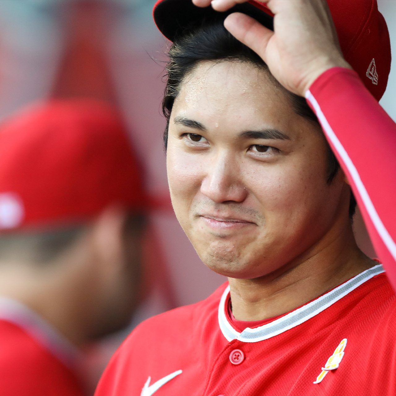 Shohei Ohtani autographs ball Kody Clemens struck him out with