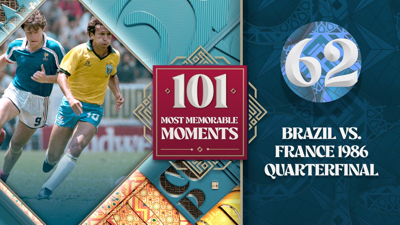 World Cup's 101 Most Memorable Moments: France, Brazil go to penalties