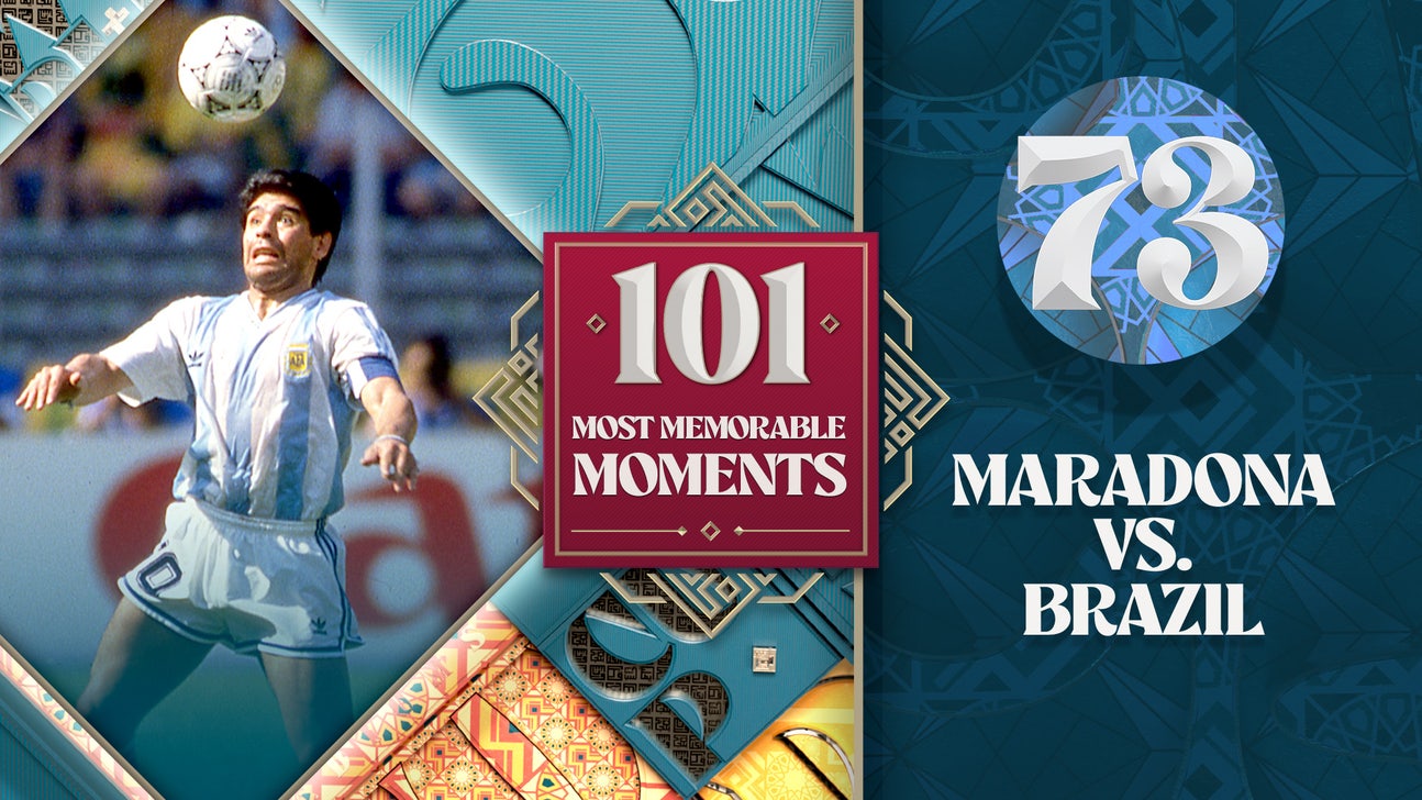 World Cup's 101 Most Memorable Moments: Maradona bests Brazil