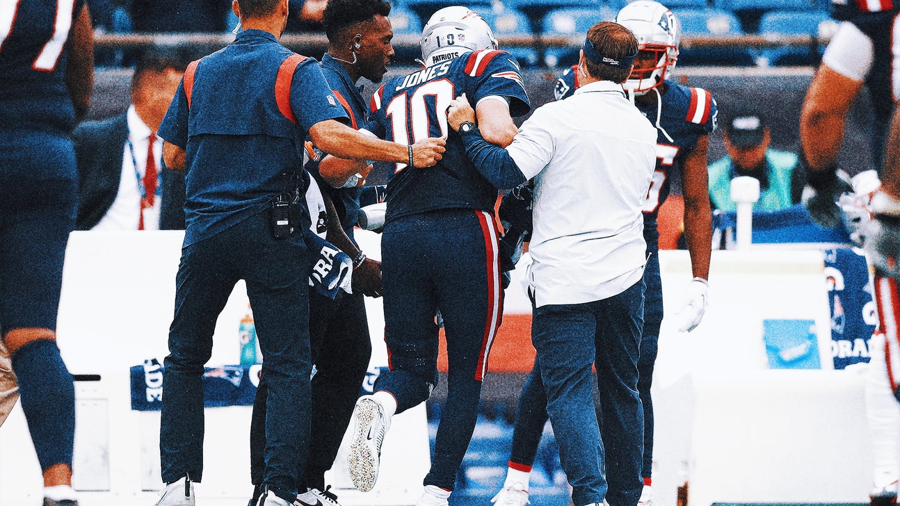 Patriots QB Mac Jones has 'pretty severe' high ankle sprain