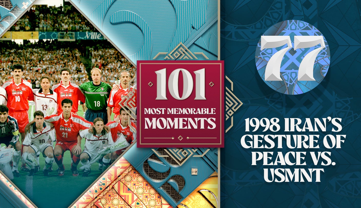 World Cup’s 101 Most Memorable Moments: Iran’s gesture of peace