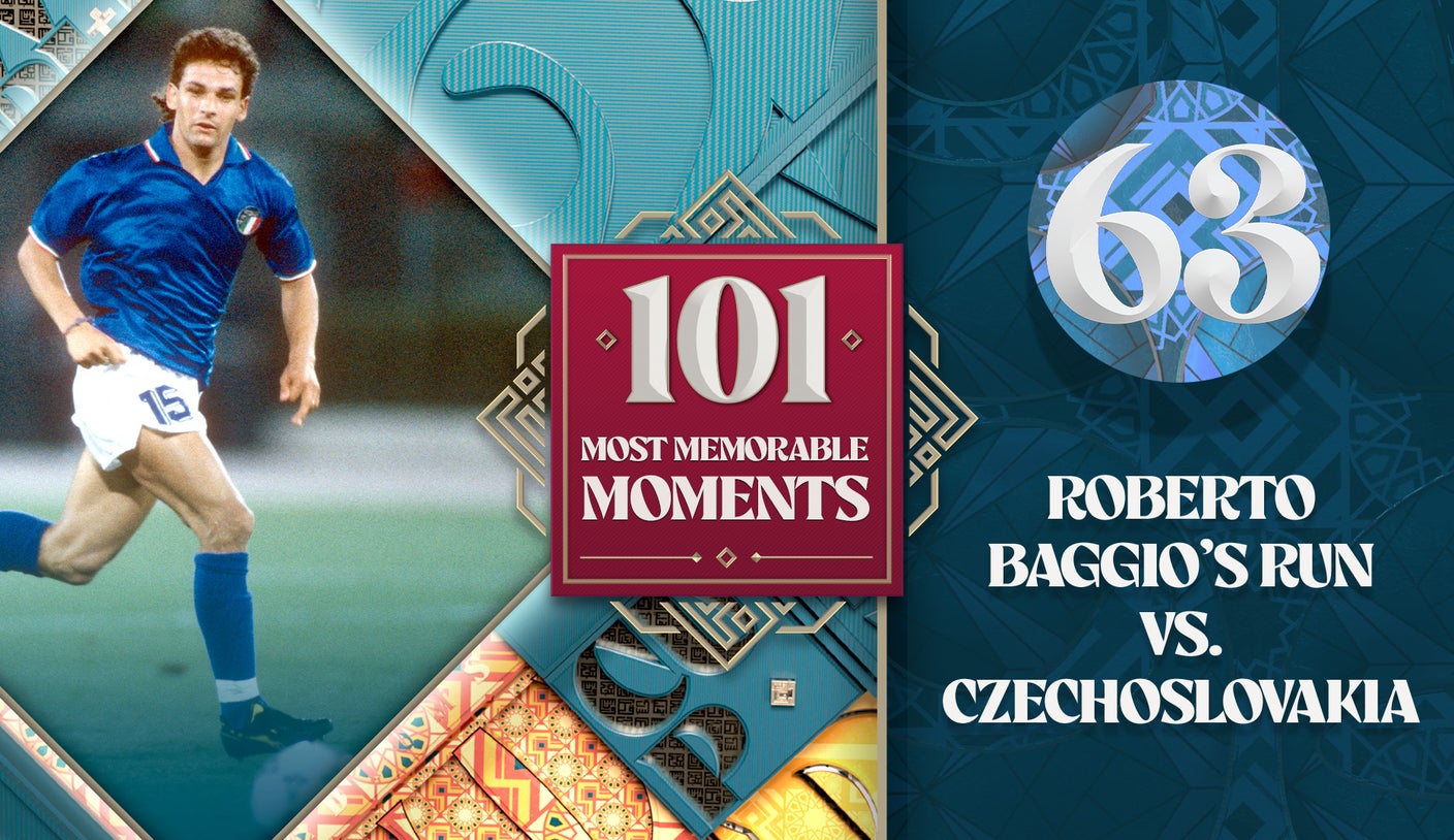 Nejpamátnější okamžik 101. mistrovství světa: Baggiovo super driblování