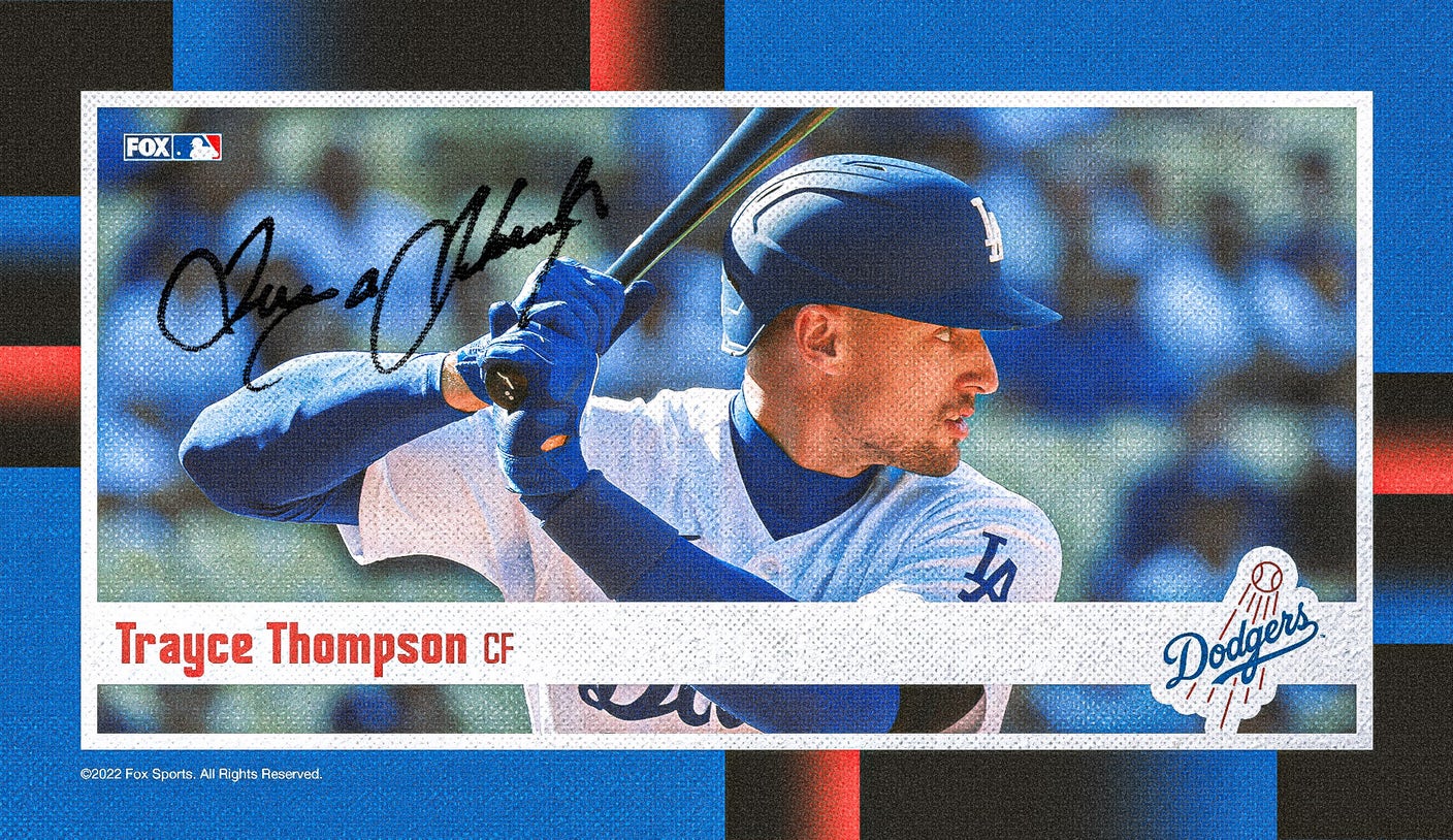 Dodgers outfielder Trayce Thompson is grateful to back with Los