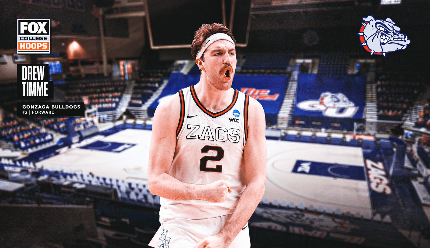 Stache cash can wait: Gonzaga's Drew Timme taking his time with