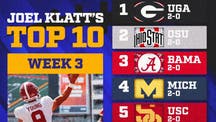 NEXT Trending Image: Alabama drops to No. 3, Texas moves into Joel Klatt's top 10 rankings