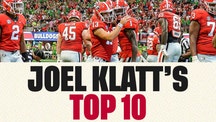 NEXT Trending Image: Alabama, Georgia, Ohio State lead Joel Klatt's Top 10 rankings