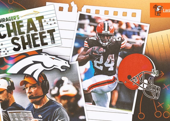 Peter Schrager's Cheat Sheet: Beware the Browns; Broncos own their blunder